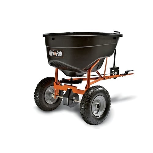 The Agri-fab 45-0563 fertilizer spreader. Image source: Syndigo.