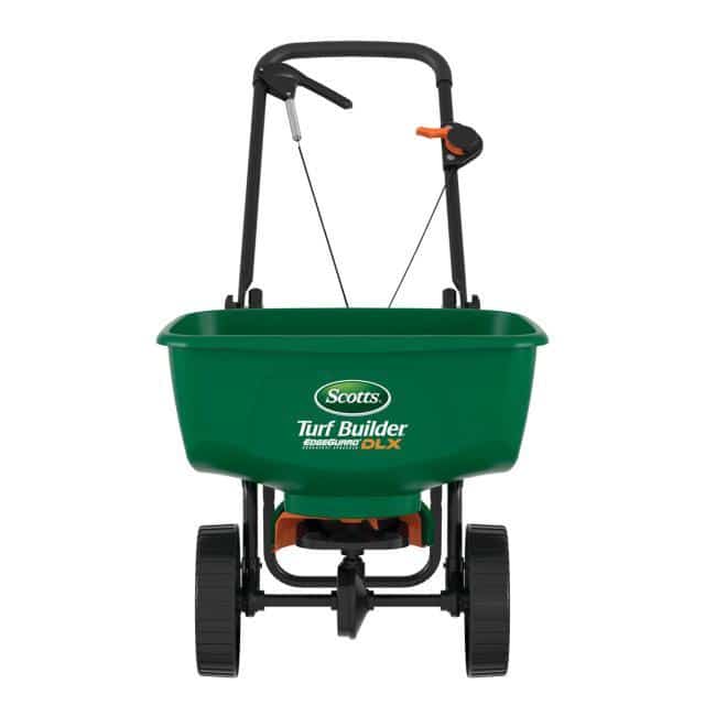 Scotts EdgeGuard DLX fertilizer spreader. Image source: Syndigo.