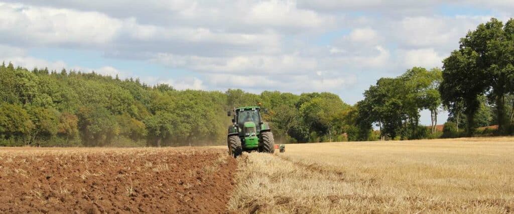 Traditional farming requires a lot of space, sometimes even acres of land, and heavy machinery, such as a tractor. Photo by Richard Bell.