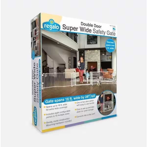 Regalo Super Wide Safety Gates for dogs and babies alike