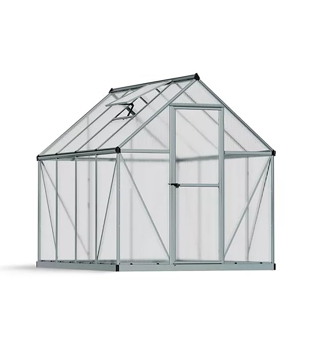 Mythos polycarbonate twin-wall walk-in greenhouse kit. Image source: Amazon.