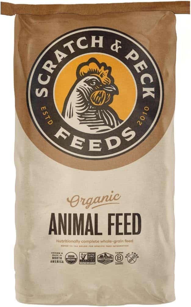 Scratch and Peck organic layer feed. Image source: Amazon.