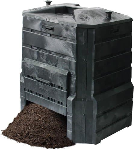 Algreen Soil Saver Classic 94-gallon stationary compost bin. Image source: Amazon.